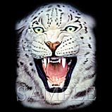 Custom Heat Transfer - White Leopard 12x14-