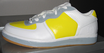 CHPS Hand Painted Shoes - Yellow / White 2-shoes, hand painted, custom, nike, tennis, shoe, athletic, airforce 1, yellow, white, air force one