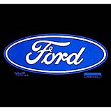 Custom Heat Transfer - Ford Logo 9x13