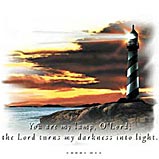 Custom Heat Transfer - Lighthouse/Lord 12x13
