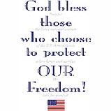 Custom Heat Transfer - God Bless Our Protectors 10x10