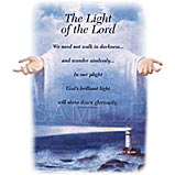 Custom Heat Transfer - Light Of The Lord 11x15