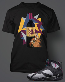 T-shirt 2 Match Retro Jordan Bordeaux 7s