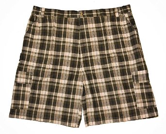 Greystone Plaid Cargo Short