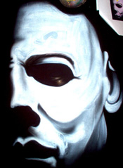 Custom Heat Transfer - Michael Meyers 11 x 14