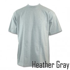 1 New PROCLUB men's blank COMFORT T-shirt PRO CLUB plain Heather Gray
