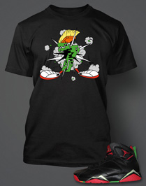 T-shirt to Match Retro Jordan Marvin The Martian 7s