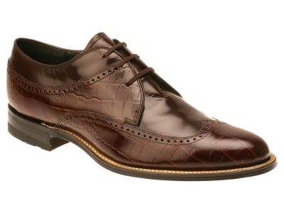 Mens Original Stacy adams Brockton Dayton Leather shoes Dayton 00625-200 Brown 