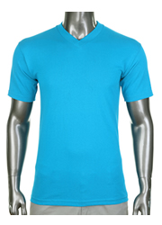 <font color=TURQUOISE>TURQUOISE </font>- Pro Club V Neck